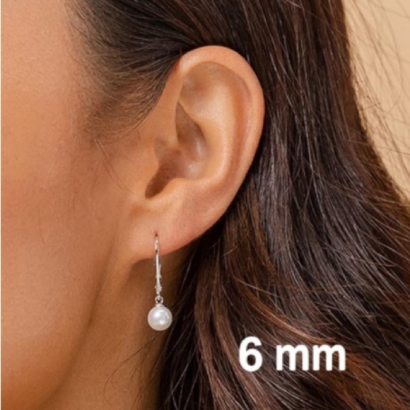 Pearl Earrings for Women AAA+ Cultured Pearl Earrings Dangle Pearl for G… - Picture 4 of 4